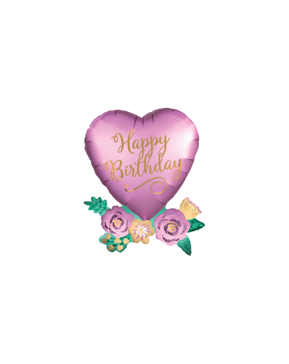 Geschenkballon Satin Flowers 76cm