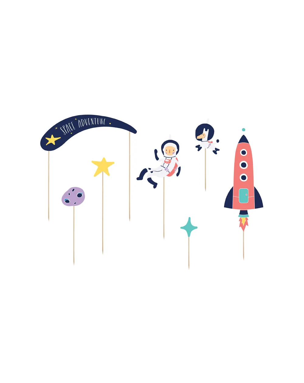 Kosmos Cake Topper