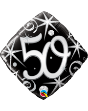 Geschenkballon 50. Geburtstag Elegant 45cm