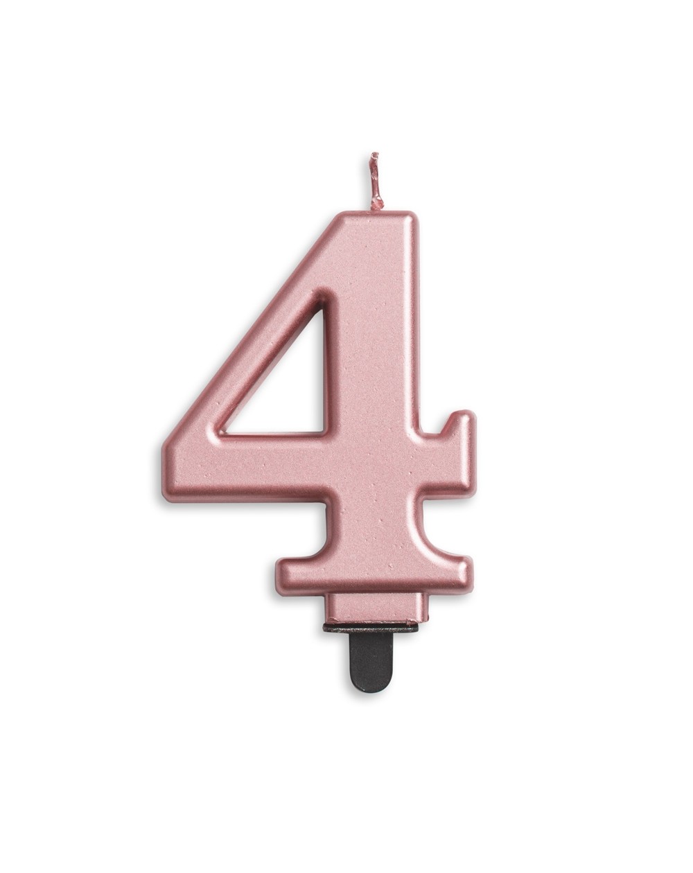 Tortenkerze ,,4,, rose gold