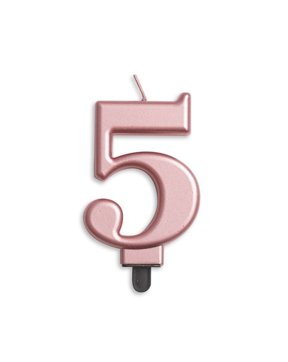 Tortenkerze ,,5,, rose gold