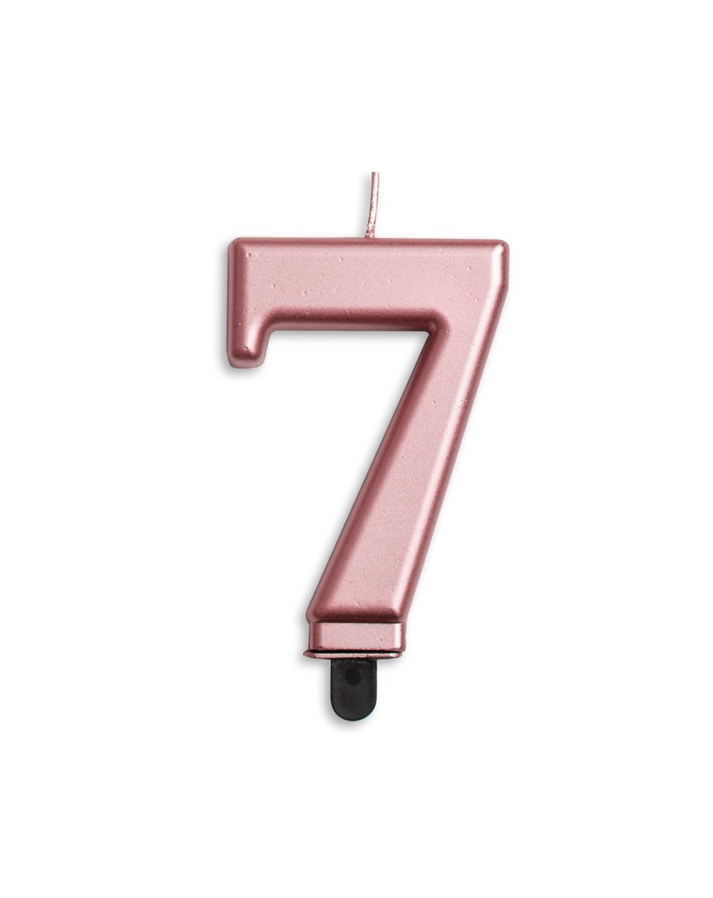 Tortenkerze ,,7,, rose gold