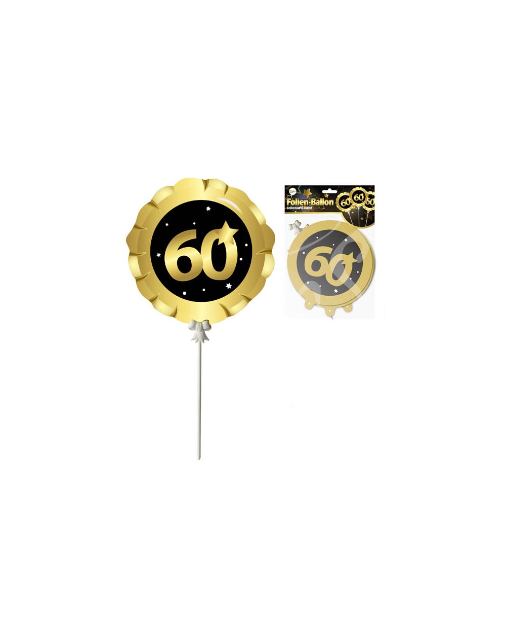 Folienballon selbstaufblasend ,,60,,