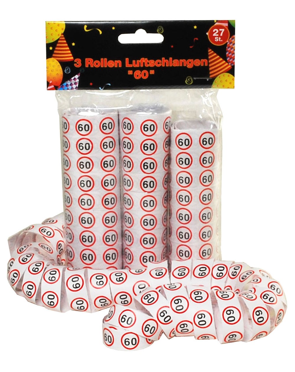 Luftschlangen ,,60,,