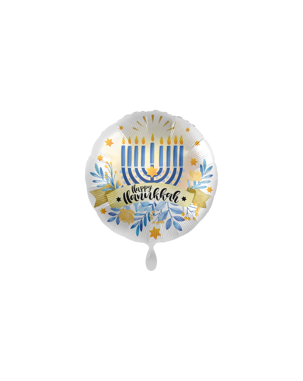 Geschenkballon Happy Hanukkah 45cm