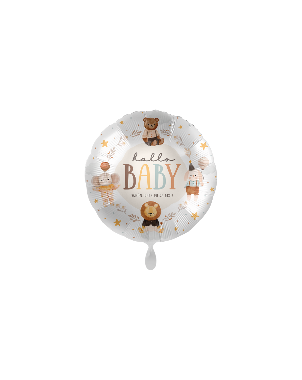 Geschenksballon "Hallo Baby, schön, dass du da bist!" 45cm