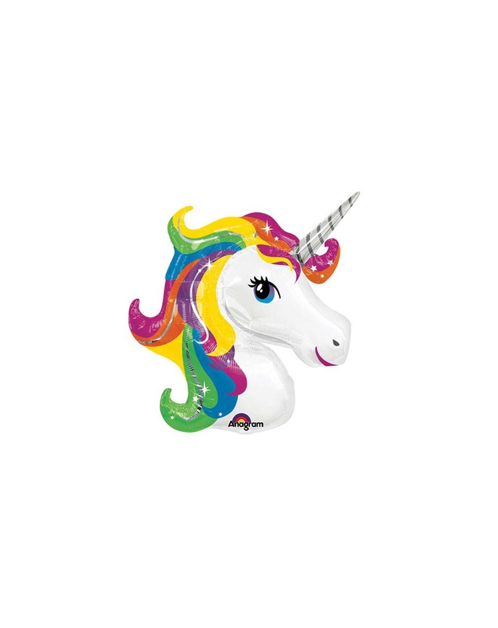 Geschenkballon Einhorn Rainbow 85cm