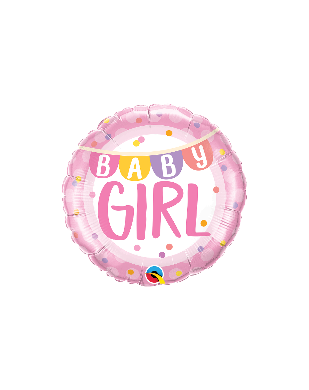 Geschenkballon Baby Girl Banner 45cm