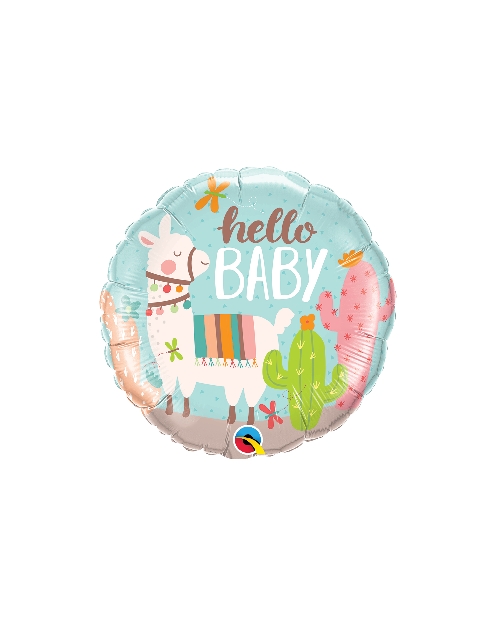 Geschenkballon Hello Baby Lama 45cm