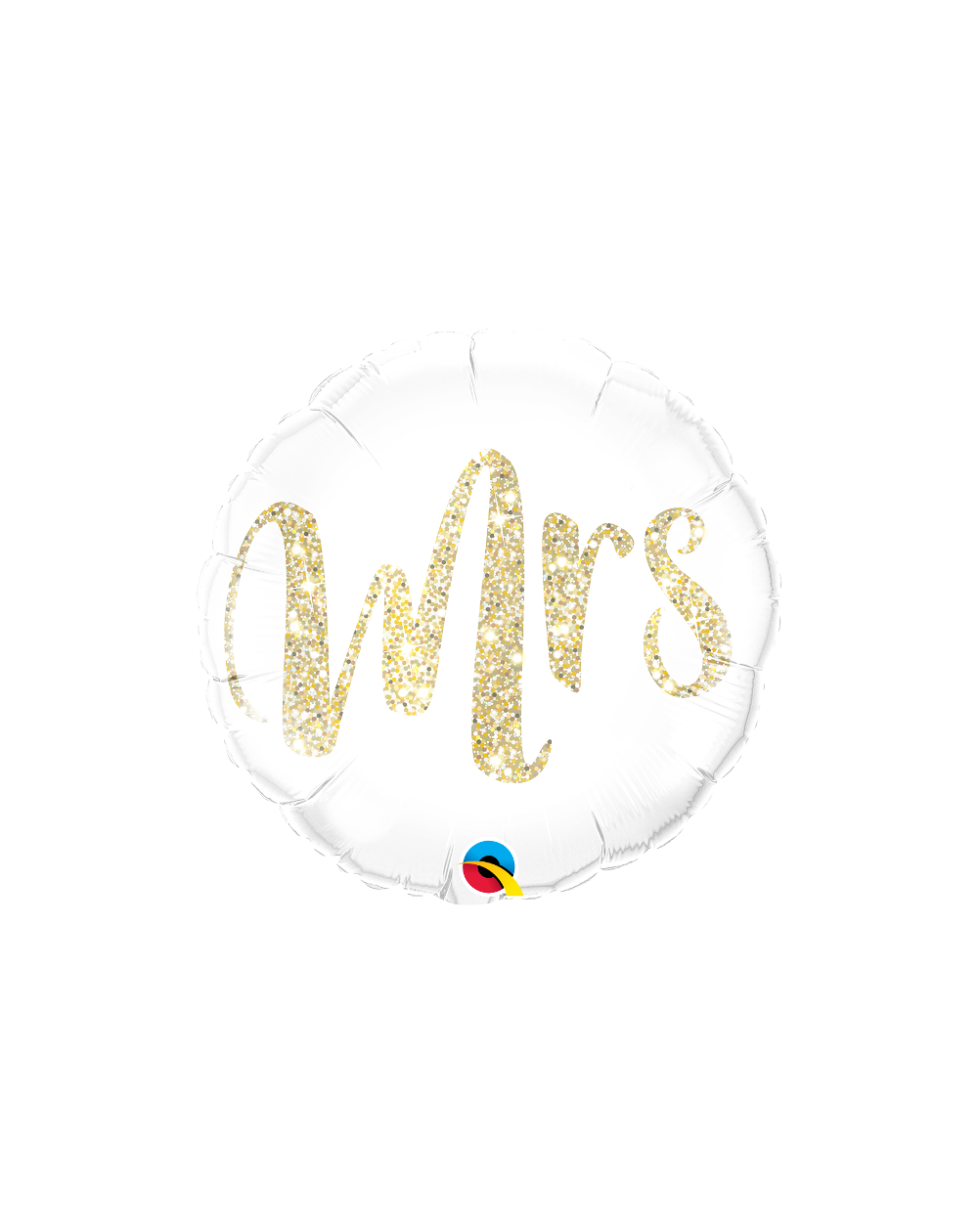 Geschenkballon Mrs. Glitter Gold 45cm