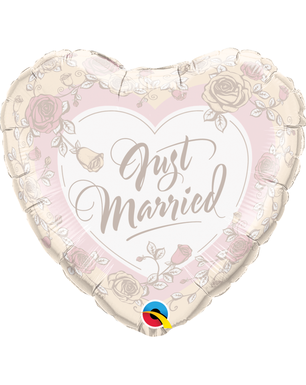 Geschenkballon Just Married 45cm
