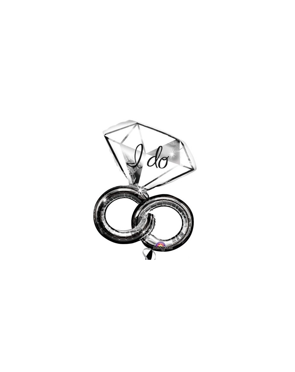 Geschenkballon Ring I Do 77cm