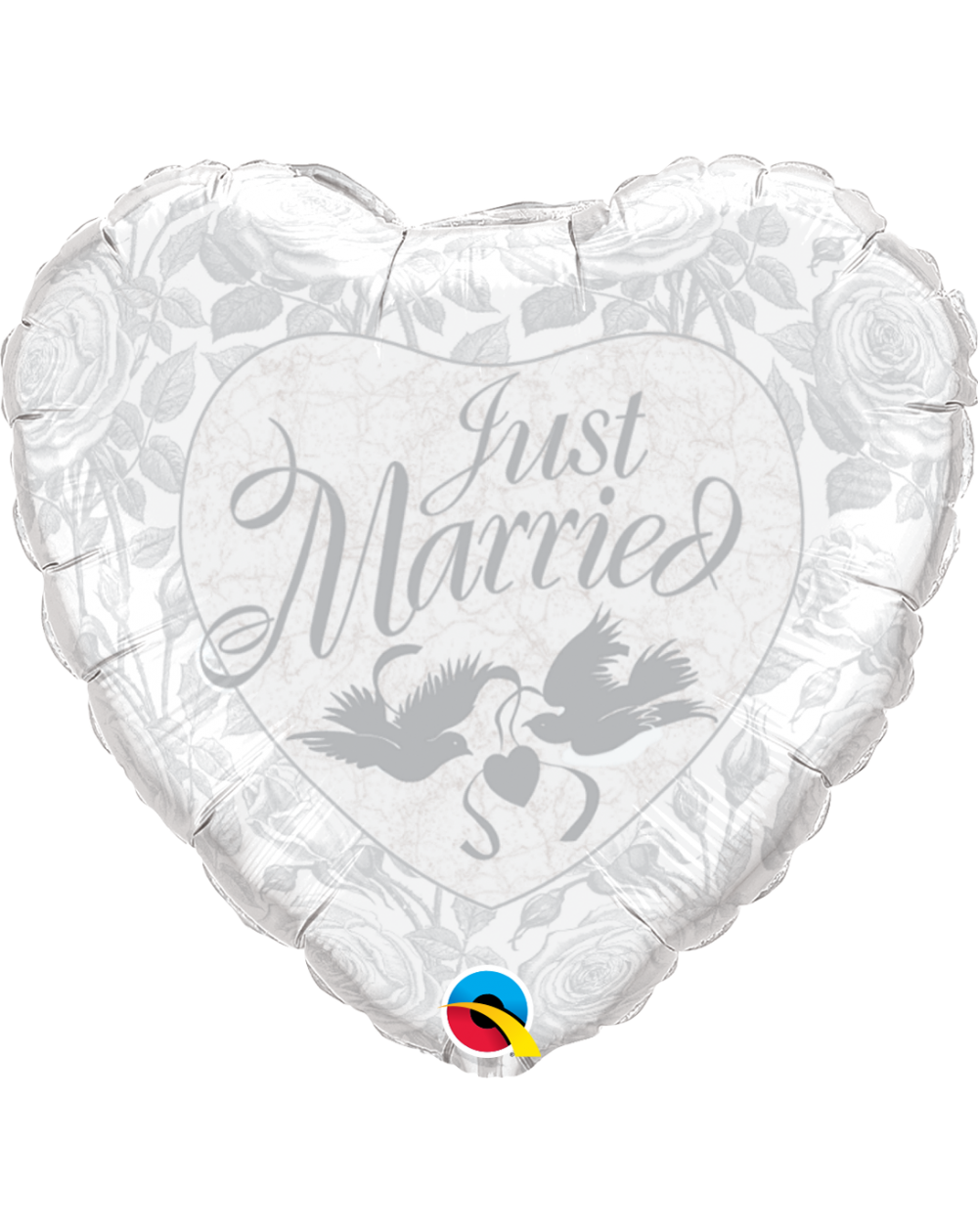 Geschenkballon Hochzeit Just Married 92cm