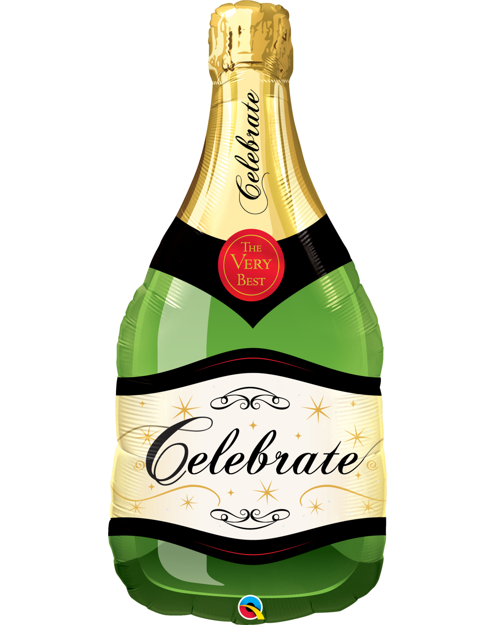 Geschenkballon XL Champagner Flasche 100cm