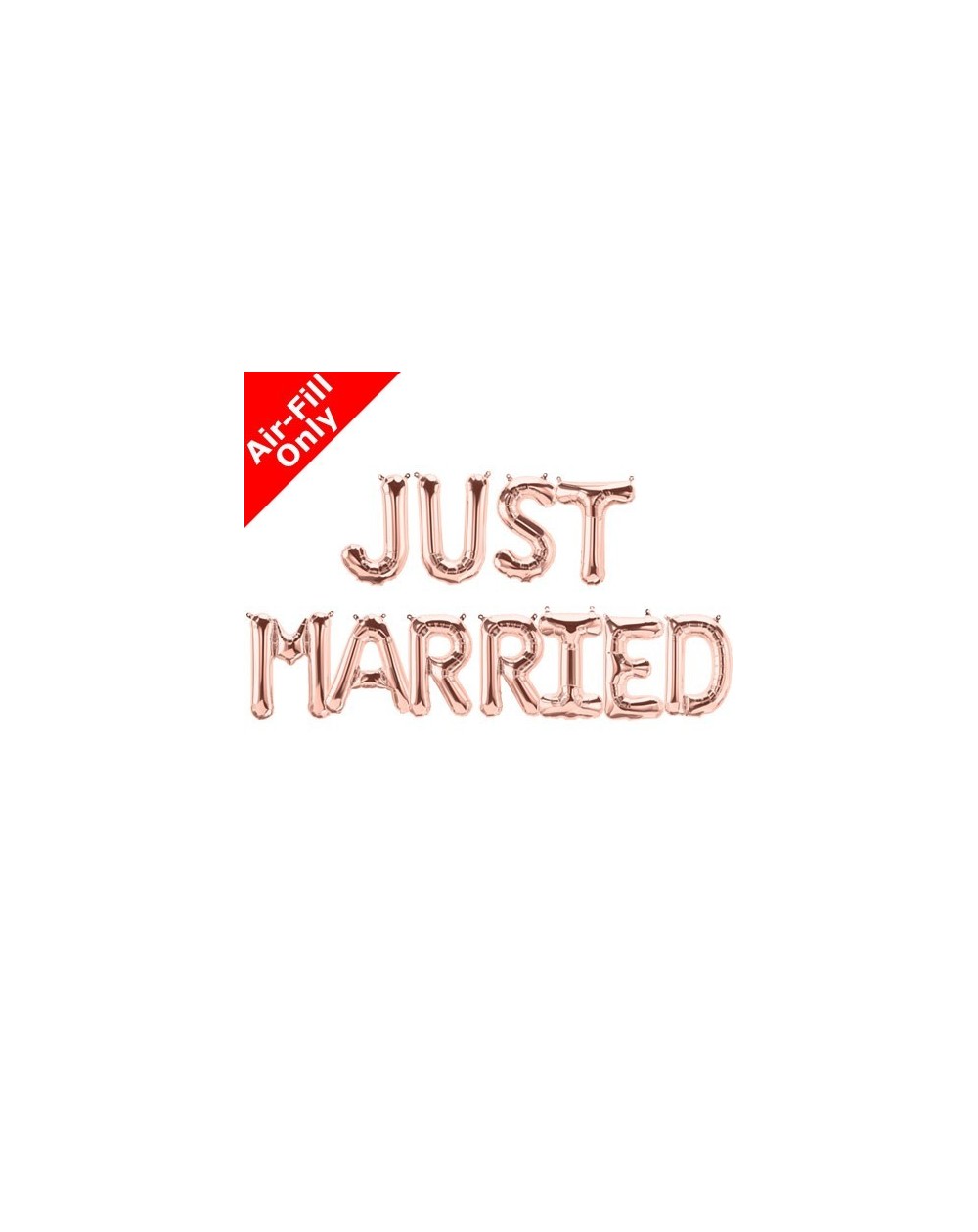 Folienballon Just Married 40cm/Buchstabe