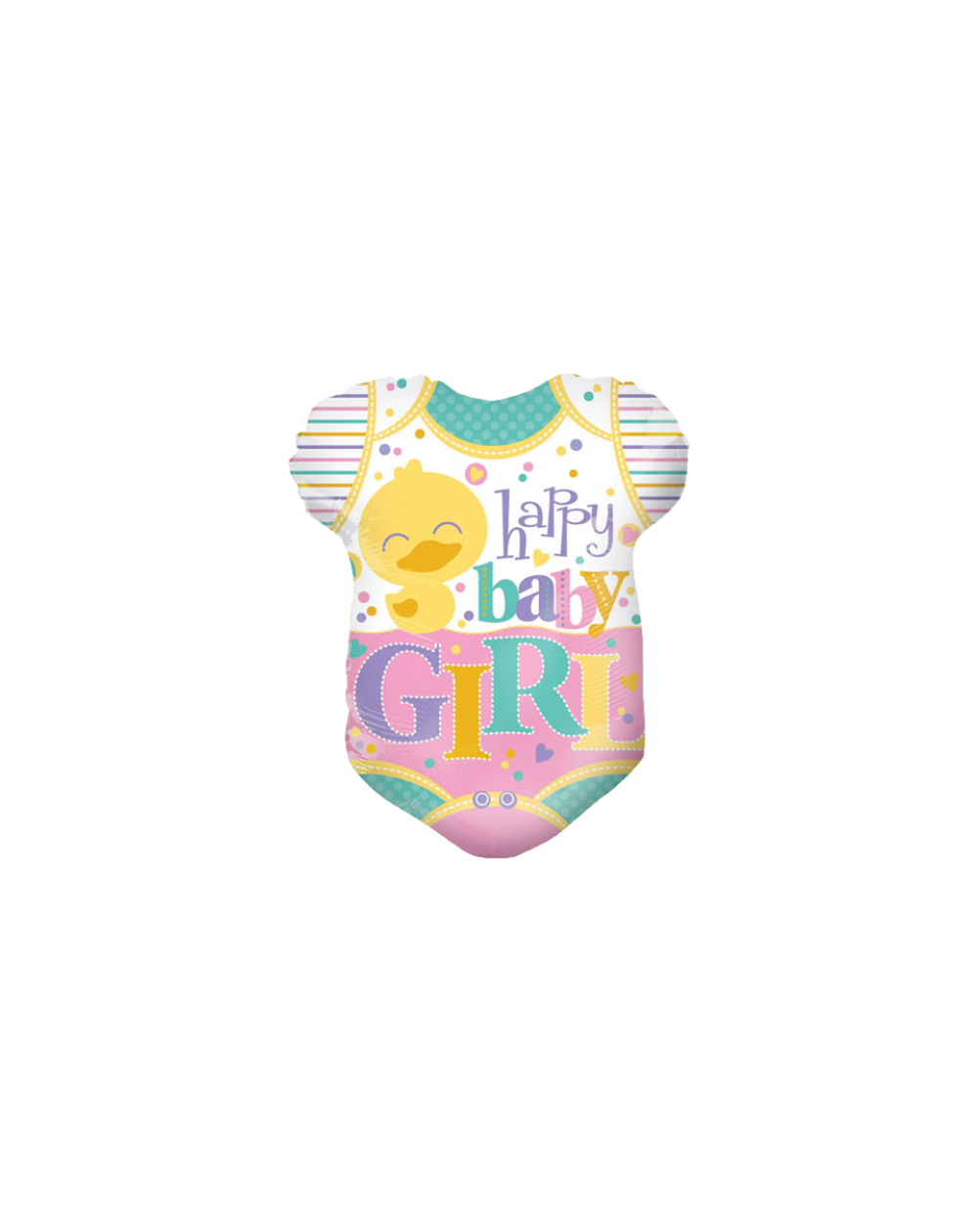 Geschenkballon Strampler Baby Girl 45cm