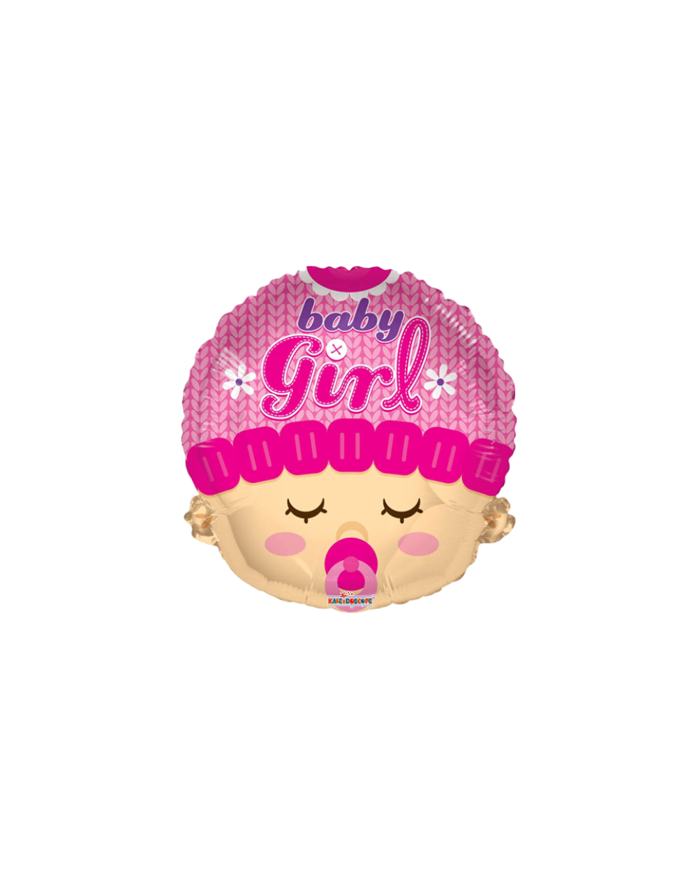 Geschenkballon Baby Girl Kopf 45cm