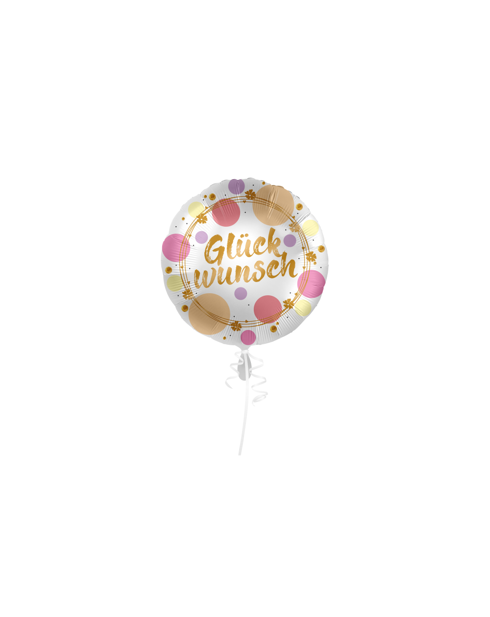 Geschenkballon Polka Dot Glückwunsch 45cm