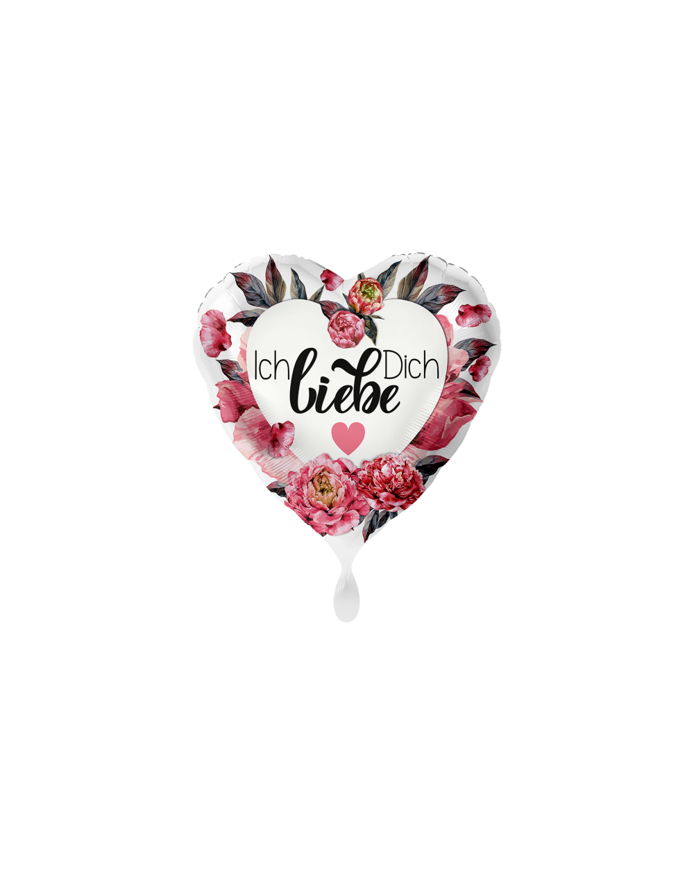 Geschenkballon Ich liebe dich Rose 71cm