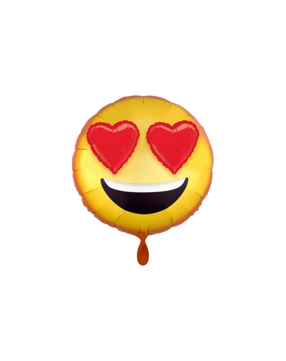 Geschenkballon 3D Smiley Heart-Eyes 76cm