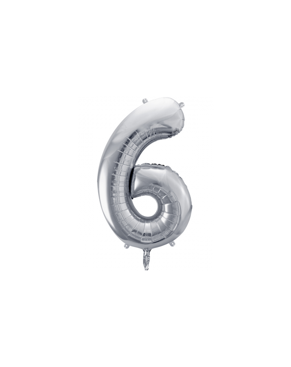 Geschenkballon Ziffer 6 86cm
