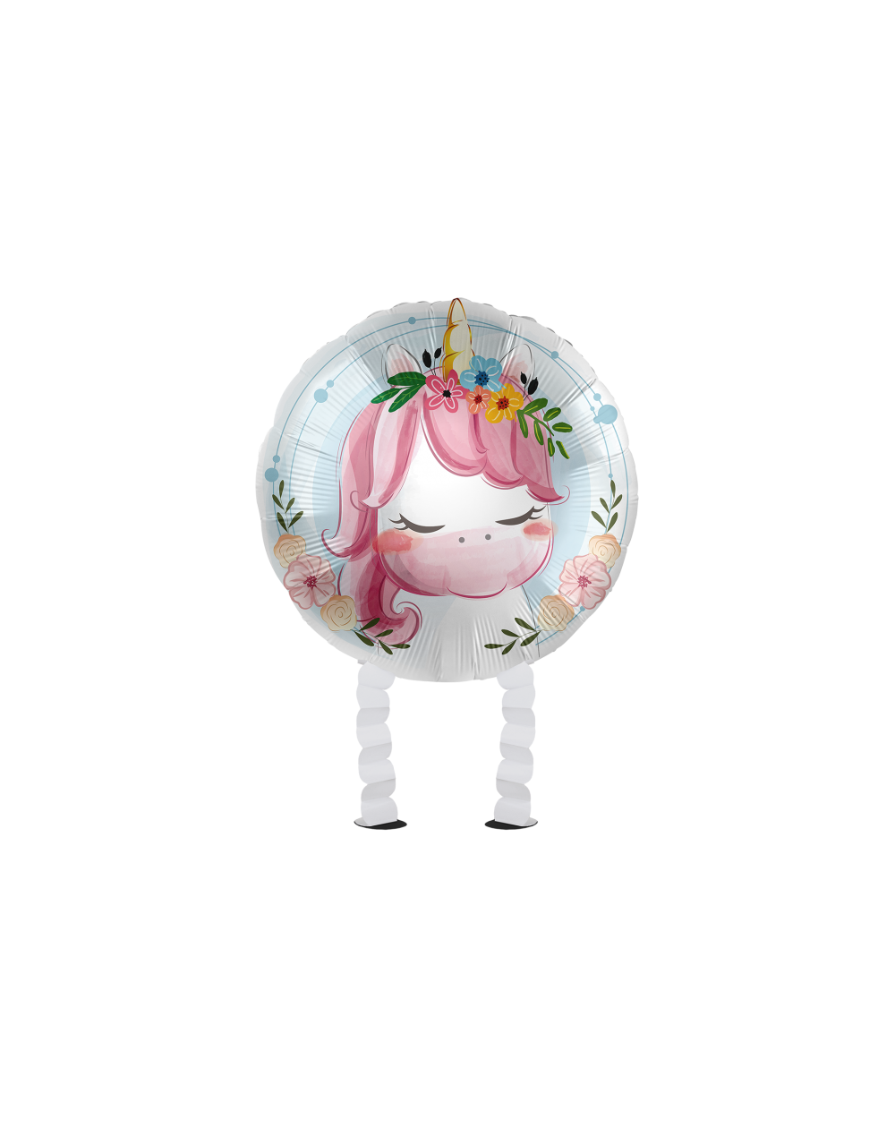 Geschenkballon Ballonwalker Einhorn 45cm