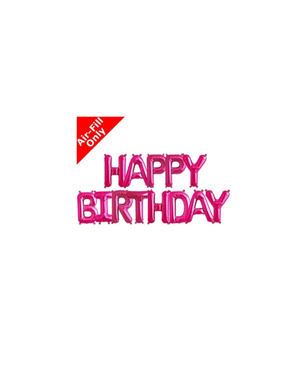Folienballon Happy Birthday 40cm/Buchstabe