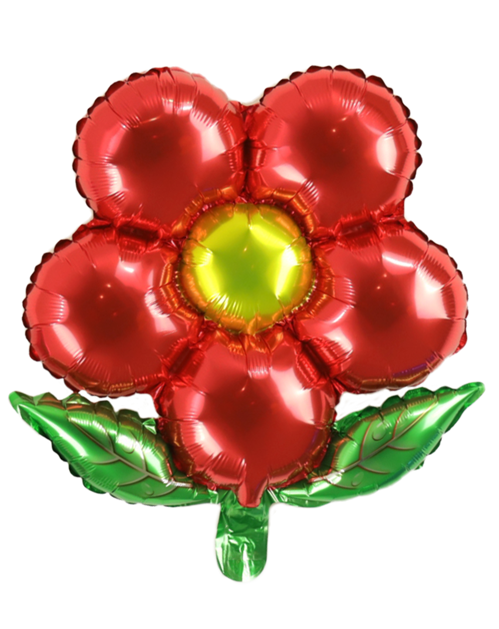 Folienballon Ballonblume rot 45cm